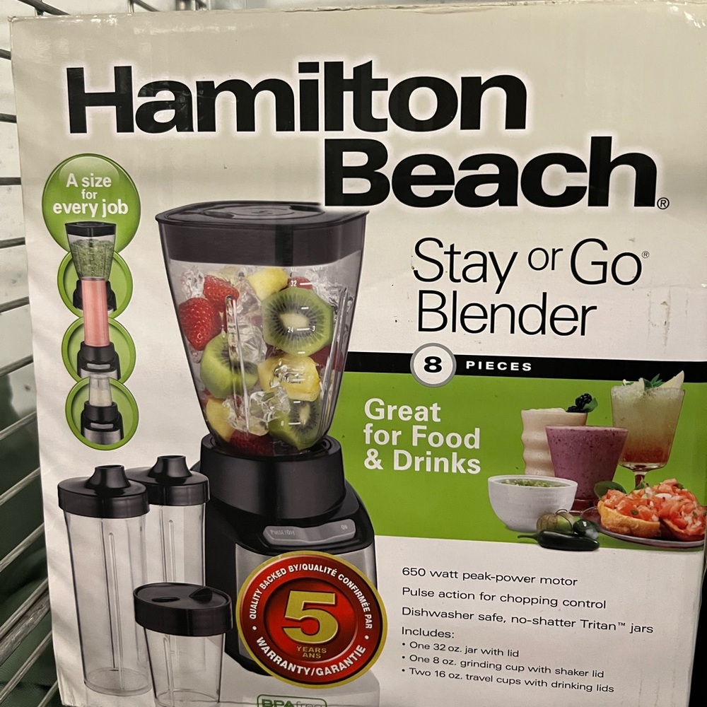 Hamilton Beach Stay or Go Blender